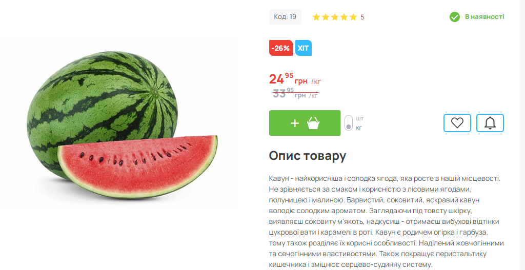 Цены на арбузы и дыни в Украине изменились: сколько сейчас стоит продукция